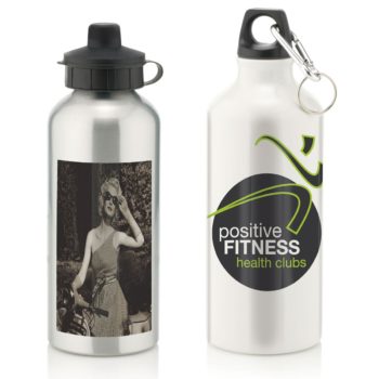 Aluminium Water Bottle With 2 Caps