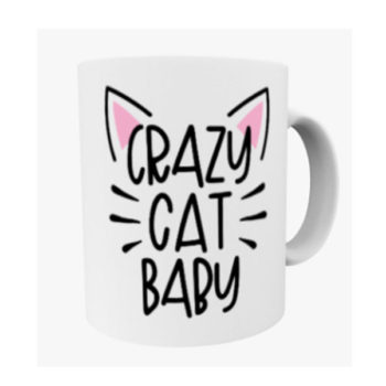 Crazy Cat Baby Mug