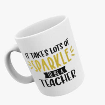 Sparkle Teacher Mug