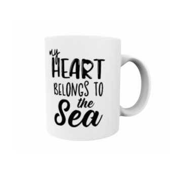 Heart Belongs to the Sea Mug