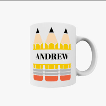 Pencil Name Mug