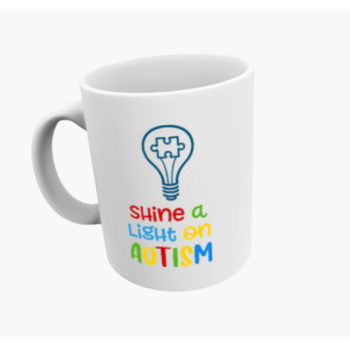 Shine a Light on Autism Mug