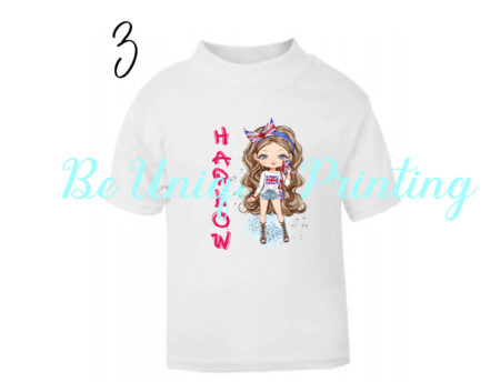'Harlow GB' Character T-shirt - Image 3