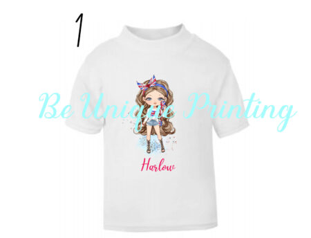'Harlow GB' Character T-shirt